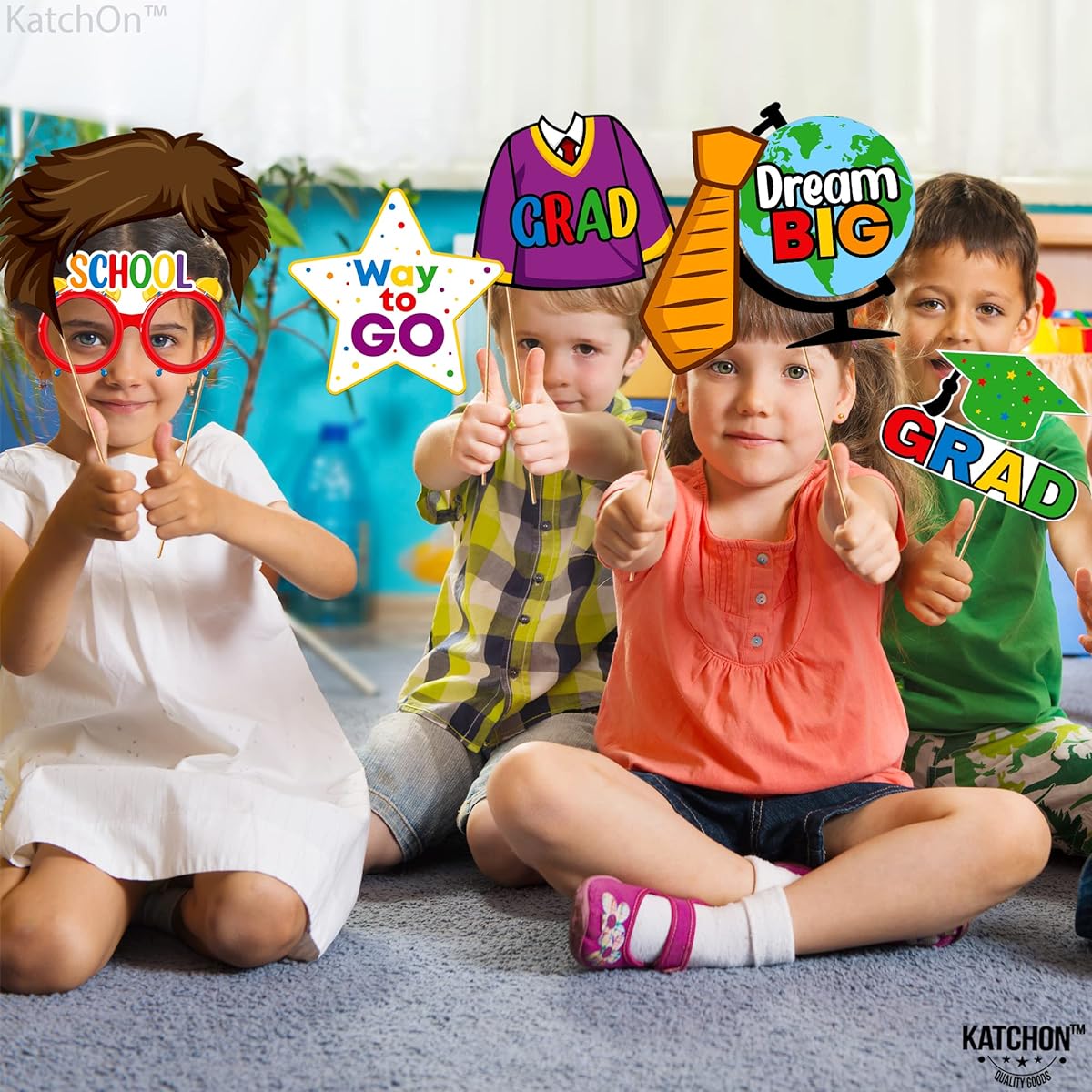Kindergarten Props White, Pack of 30