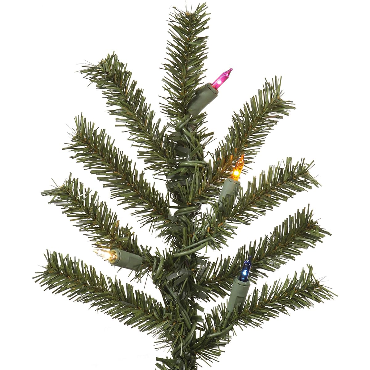 Vickerman 4' Natural Alpine Artificial Christmas Tree - Unlit Alpine Tree with 337 PVC Tips - Rustic Artificial Tree for Seasonal Indoor Home Decor - Tree Stand Included