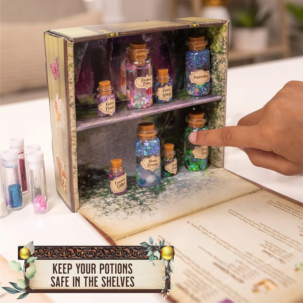 (Happinest) Hapinest Mix Your Own Fairy Potions Kit Girls Gift 6 7 8 9 Years Old