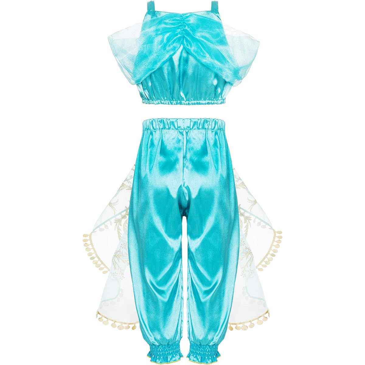 FUNNA Costume Girls Princess Kids Dress Up Outfits Party Supplies