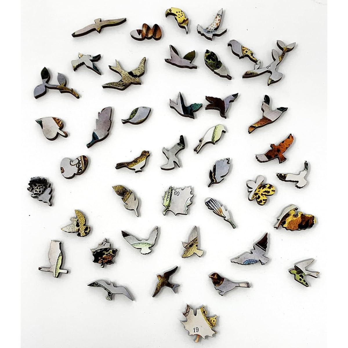 Nautilus Puzzles Adult Wooden Puzzle Bird's Egg - 258 Unique Wooden Pieces