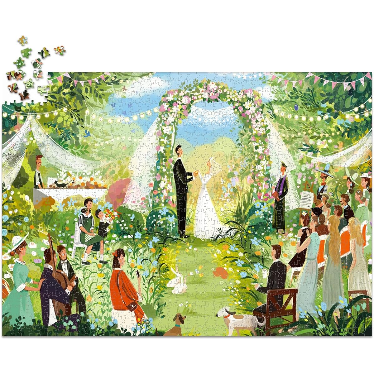Pawparty Jigsaw Puzzle for Adults Kids Teens Gift Choice Romantic Wedding Gift (1000 Pieces)