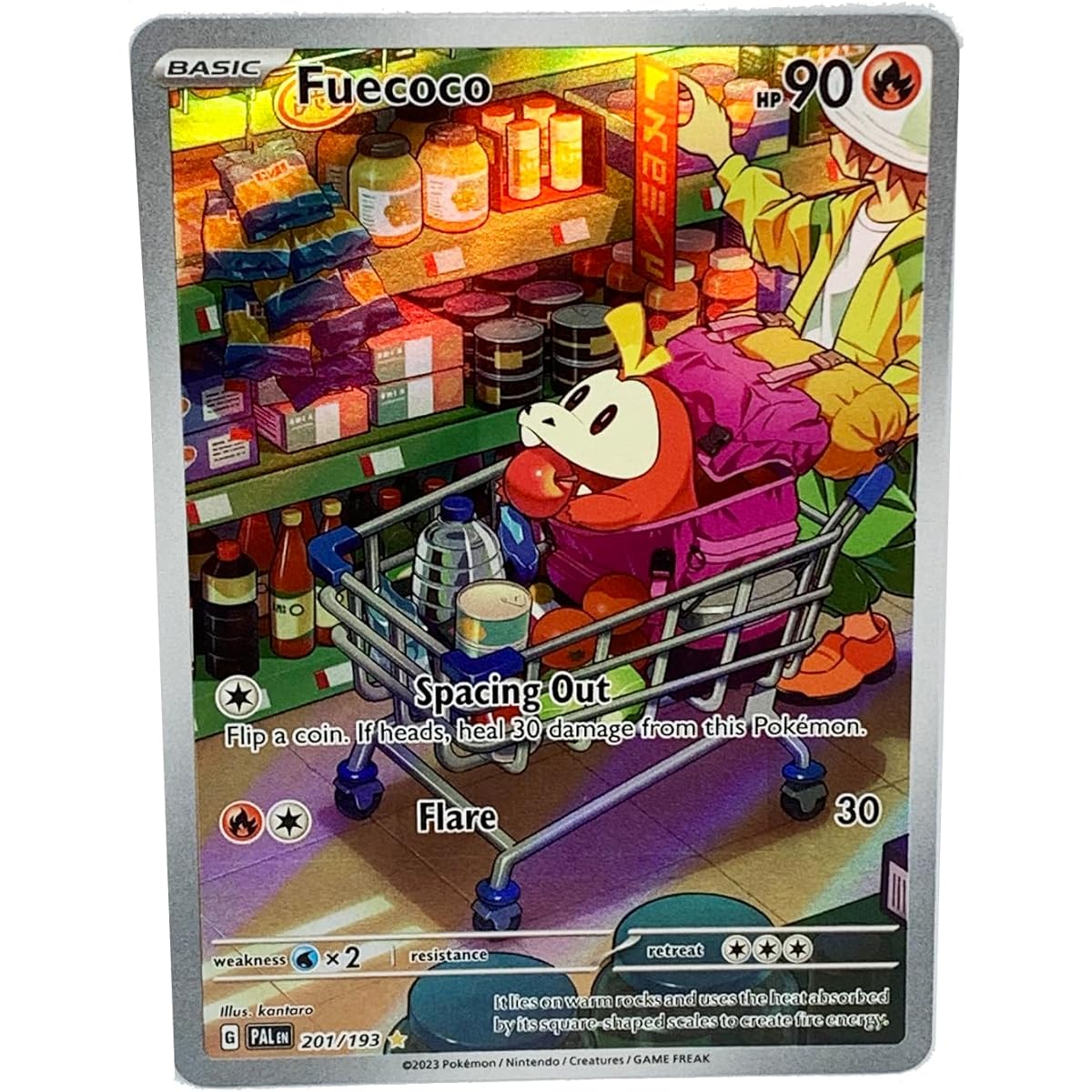 Pokemon Huecoco 201/193 Paldea Evolution Illustration Rare Alternate Art Card