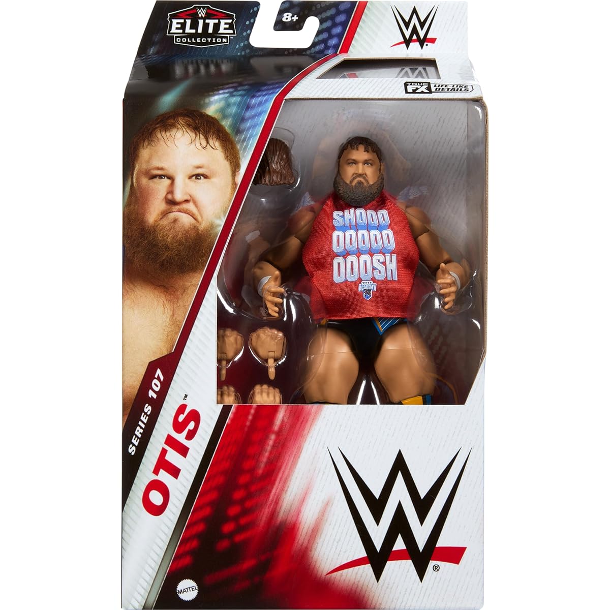 Mattel WWE Elite Action Figure & Accessories 6-Inch Collectible Otis 25 Points of Articulation Authentic Look Interchangeable Hands