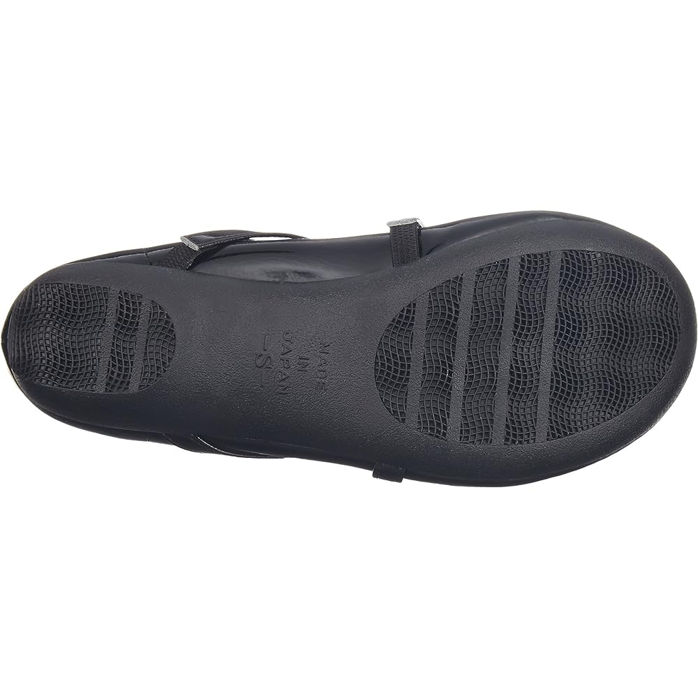 Regetta Cross Belt Wedge Pumps 3cm S Enamel Black