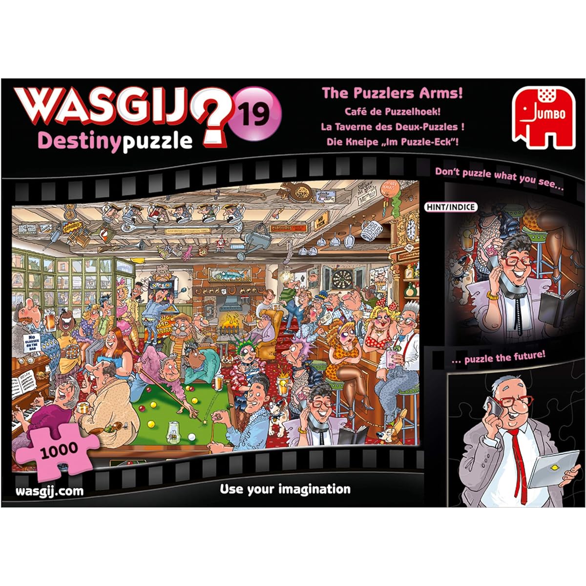 Wasgij 19166 Destiny 19, The Puzzlers Arms Jigsaw Puzzle, Multi