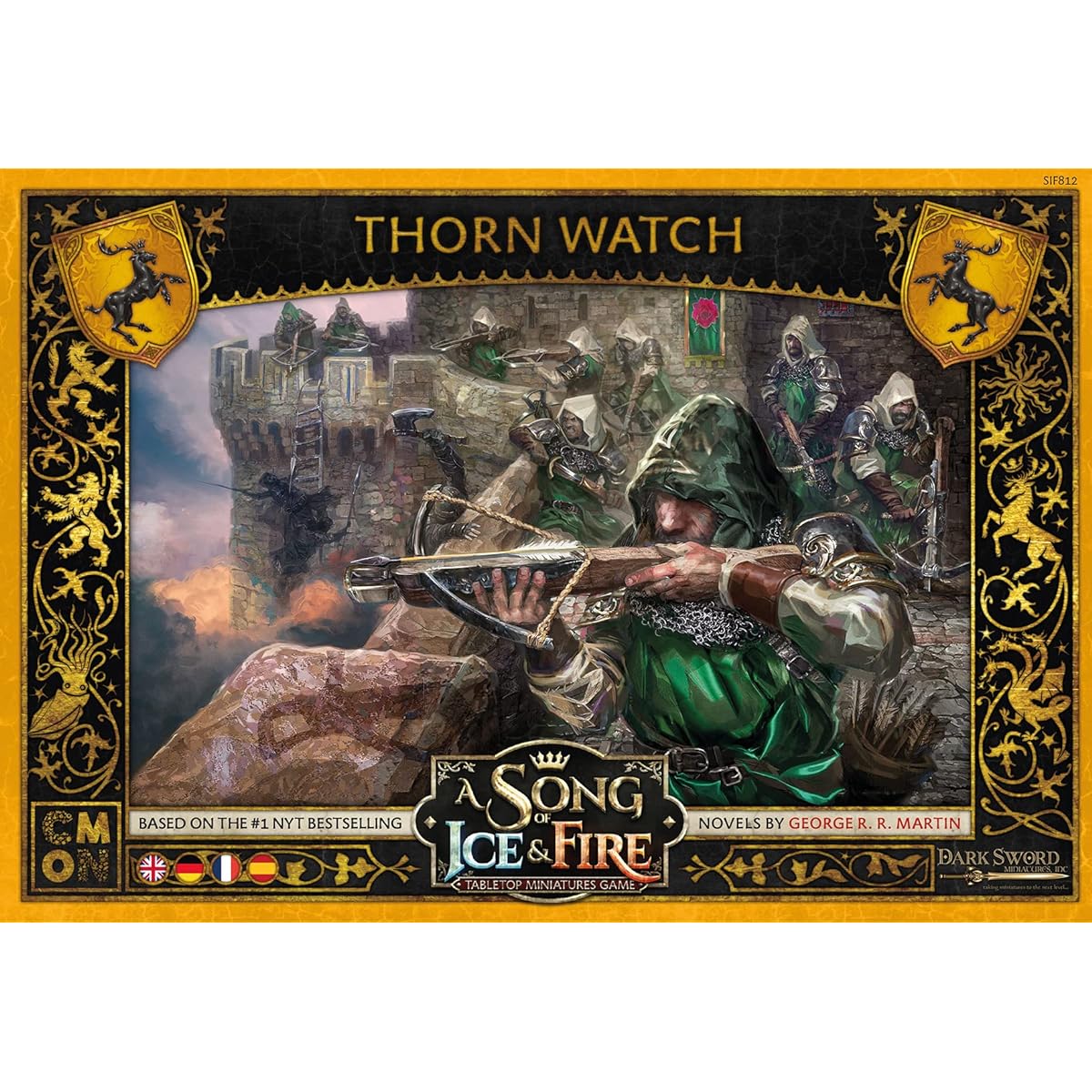 Asmodee | CMON | A Song of Ice and Fire - Thornguard Crossbow Protector | Expansion | Tabletop | 2 Players | Ages 14+ | 45+ Minutes | German | Multilingual