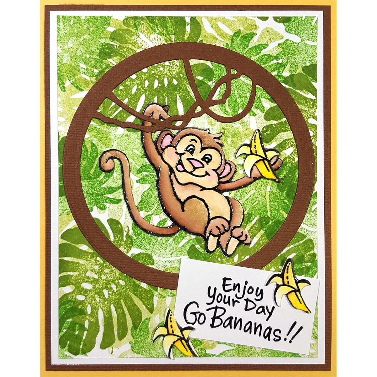 Stampendous Perfect Clear Stamp Jungle Green