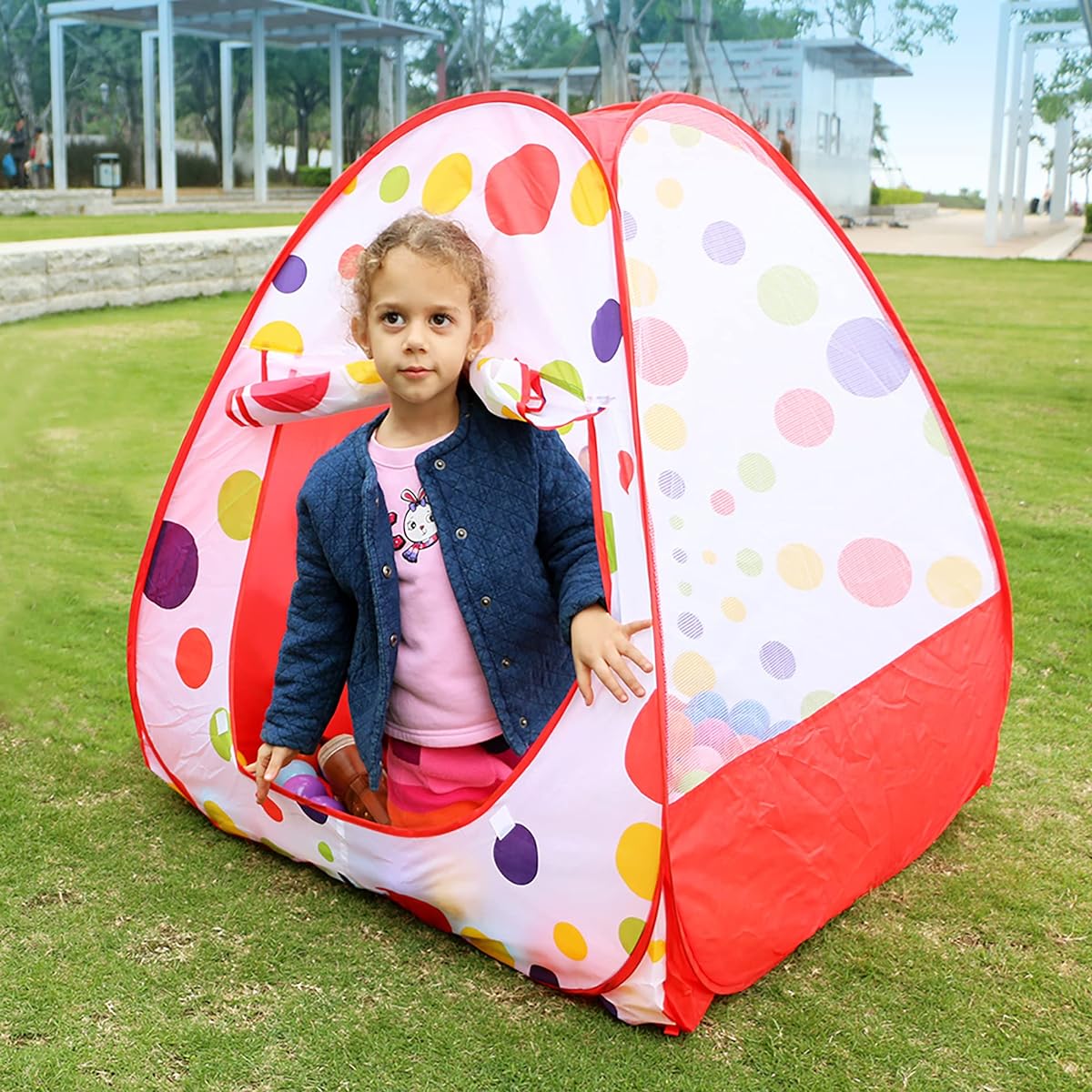 EocuSun Ball Pit Play Tent Kids Tent Pop Up Play Tent Play Tent House Indoor Outdoor Kids Tent Beach Tent Playhouse Zipper Storage Case for Boys Girls Toddlers