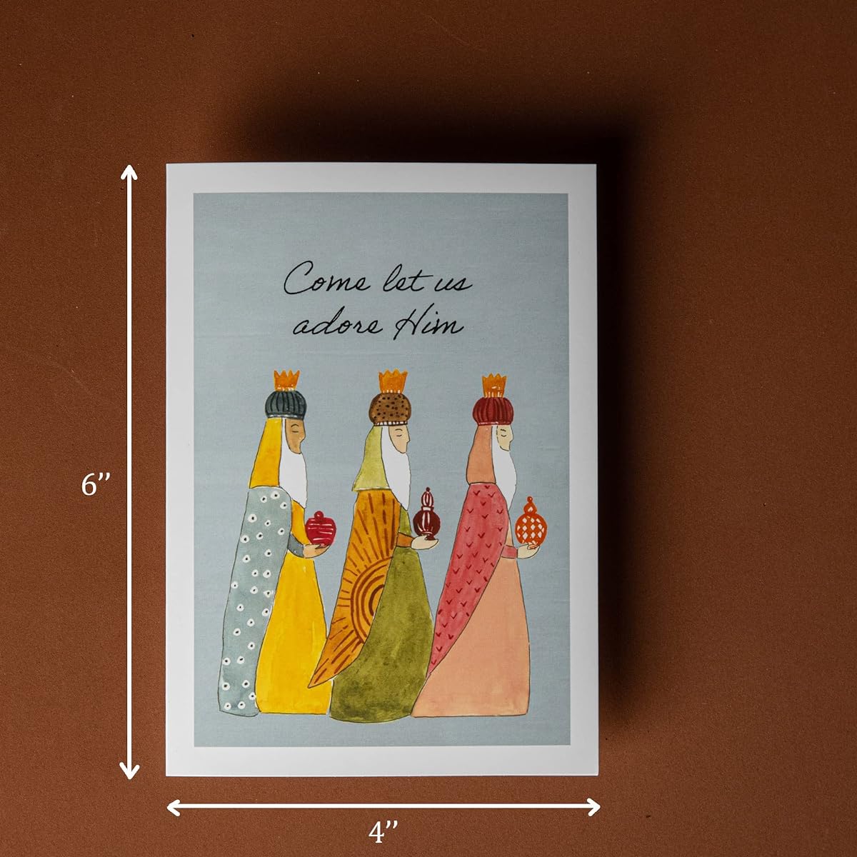 DiverseBee Greeting Cards with Envelopes, Assortment of Inspirational Note Cards, Blank Inside (Christmas Watercolor)