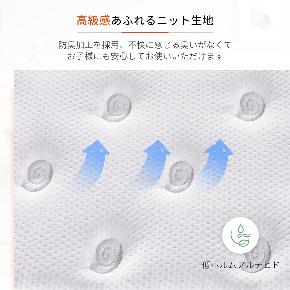 Sweetnight Mattress Single Hard Extra Thick 21cm Coil Mattress High Resilience Mattress High Density Coil Gel Memory Foam Single Mattress Bed Mattress Body Pressure Dispersion High Breathability High Durability Odor Resistant Compression Packaging Blue (