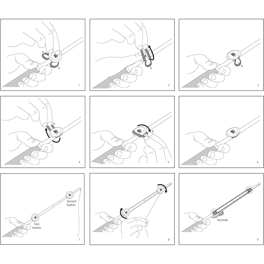SUMATO Tenkara Line Holder UV Resistant Rubber Band Ring Kebari Fly Fishing Small Fishing Tools Easy Adjustable Fishing Rod Hook Keeper