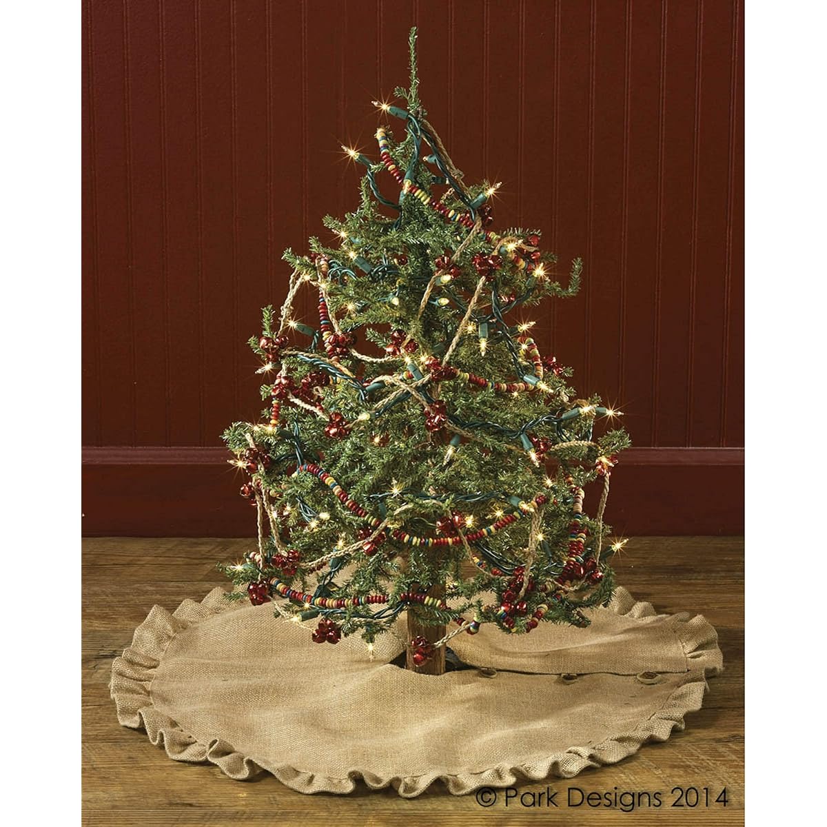 Jute Burlap 24 Inch Tree Skirt by Park Designs