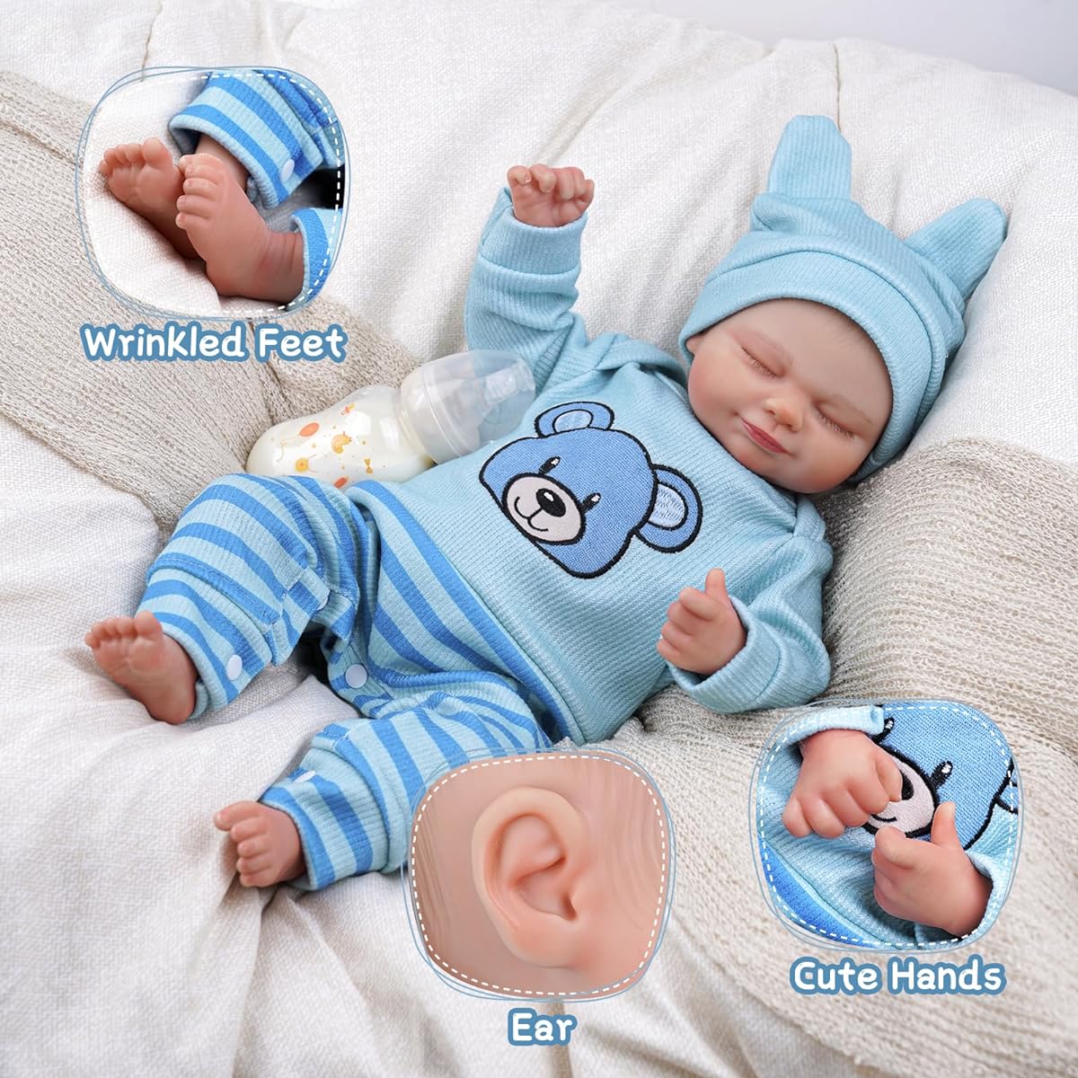 BABESIDE Reborn Baby Doll Skylar 002IFWA-TC1