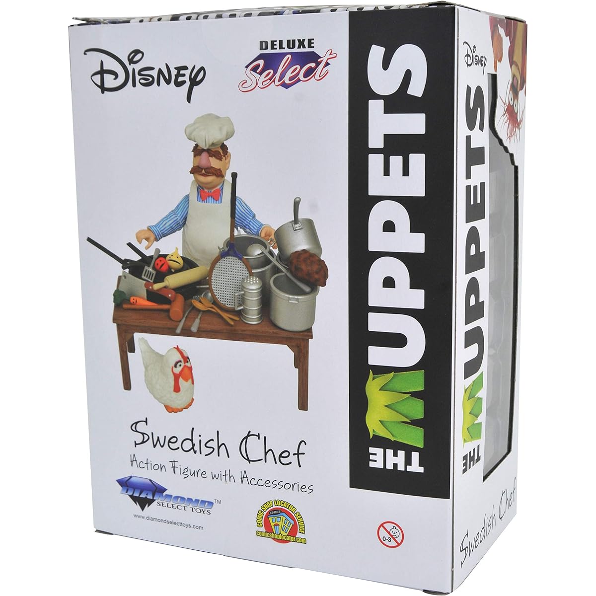 Diamond Select Toys The Muppets Swedish Chef & Food Select Action Figure