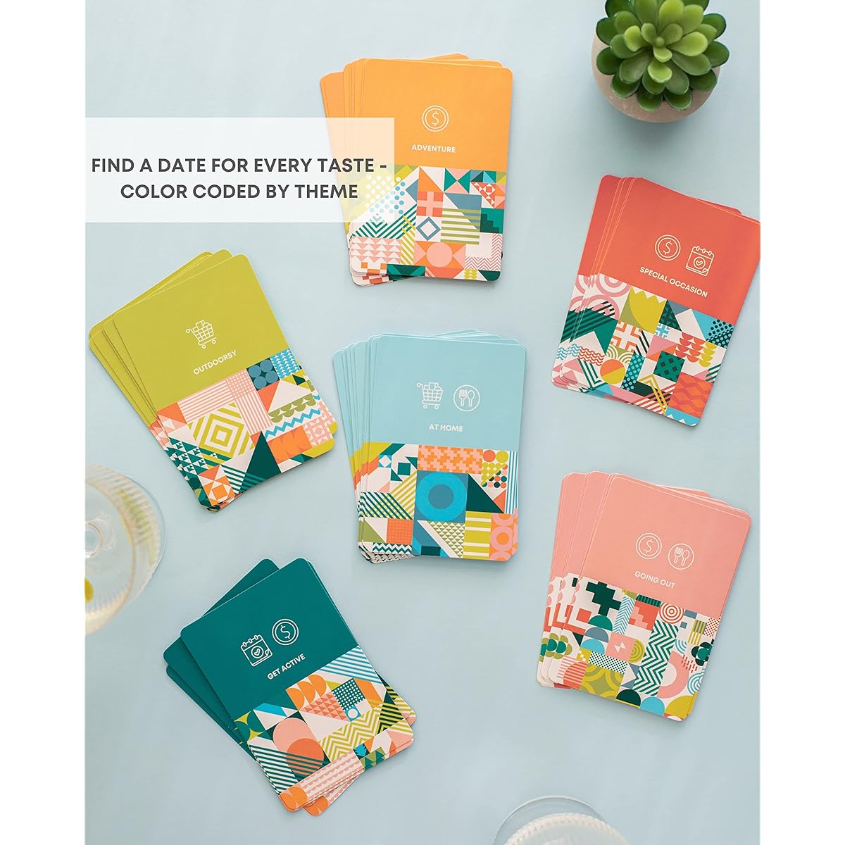 Date Night Ideas - 50+ Date Night Cards for Couples - Unique and Fun Date Night Ideas Cards Activity Date Cards - Girlfriend, Boyfriend, Newlywed, Wife, Husband