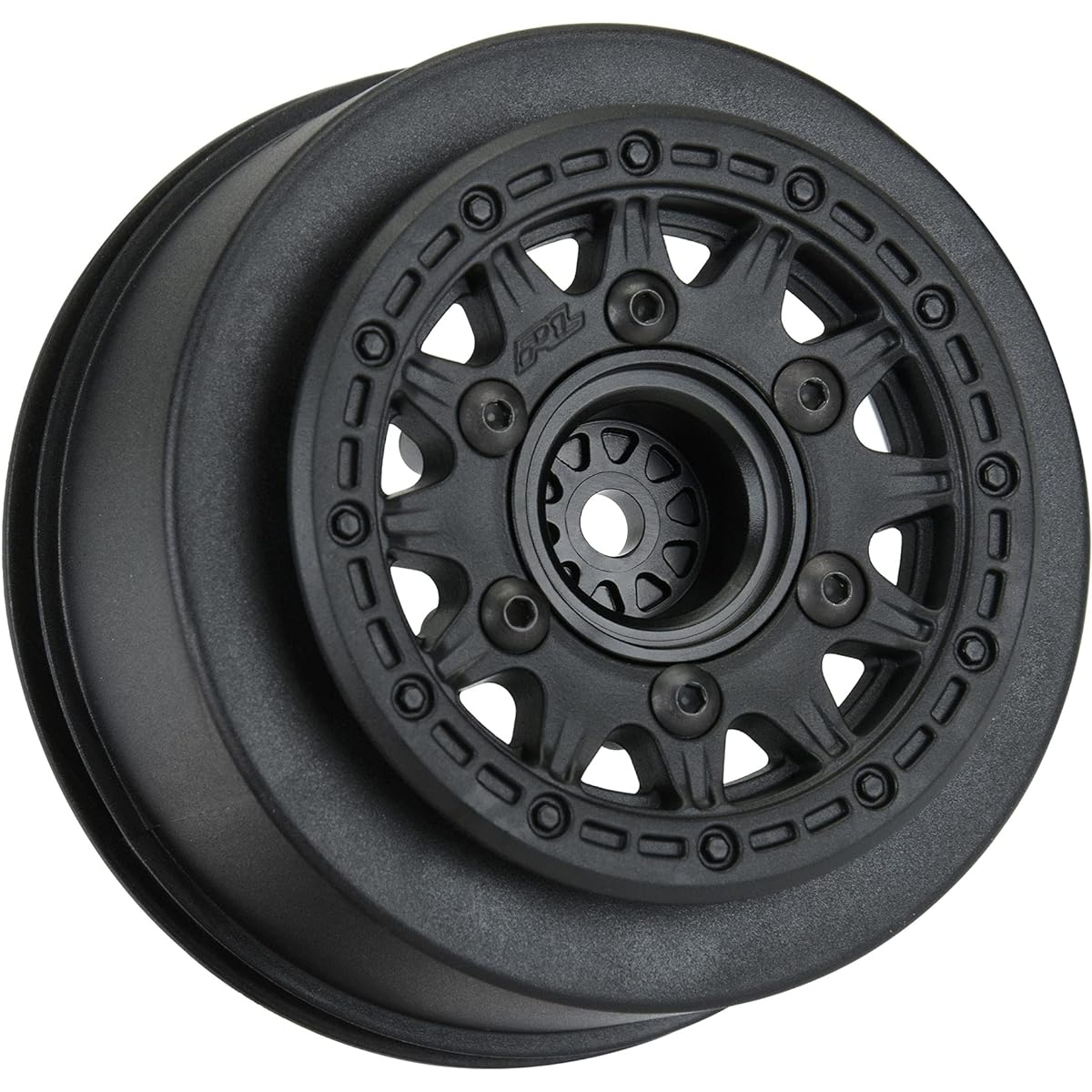 Pro-line Racing 1/10 Raid Front/Rear 2.2"/3" 12mm Short Course Wheels 2pcs Black PRO278503