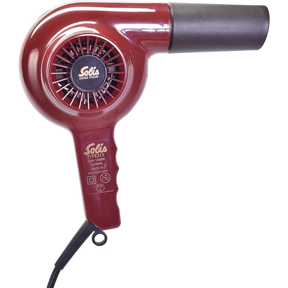 Solis 315 Hair Dryer (Solis 315 Professional Hairdrye) Hair Dryer Bordeaux SD315BRD