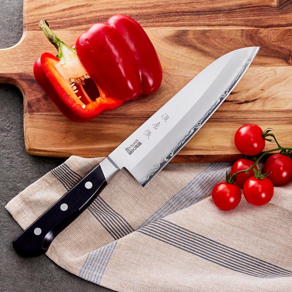Yasuda Knives Minamoto Toru Swedish Steel Knife Made in Japan Santoku Knife 180mm YS900