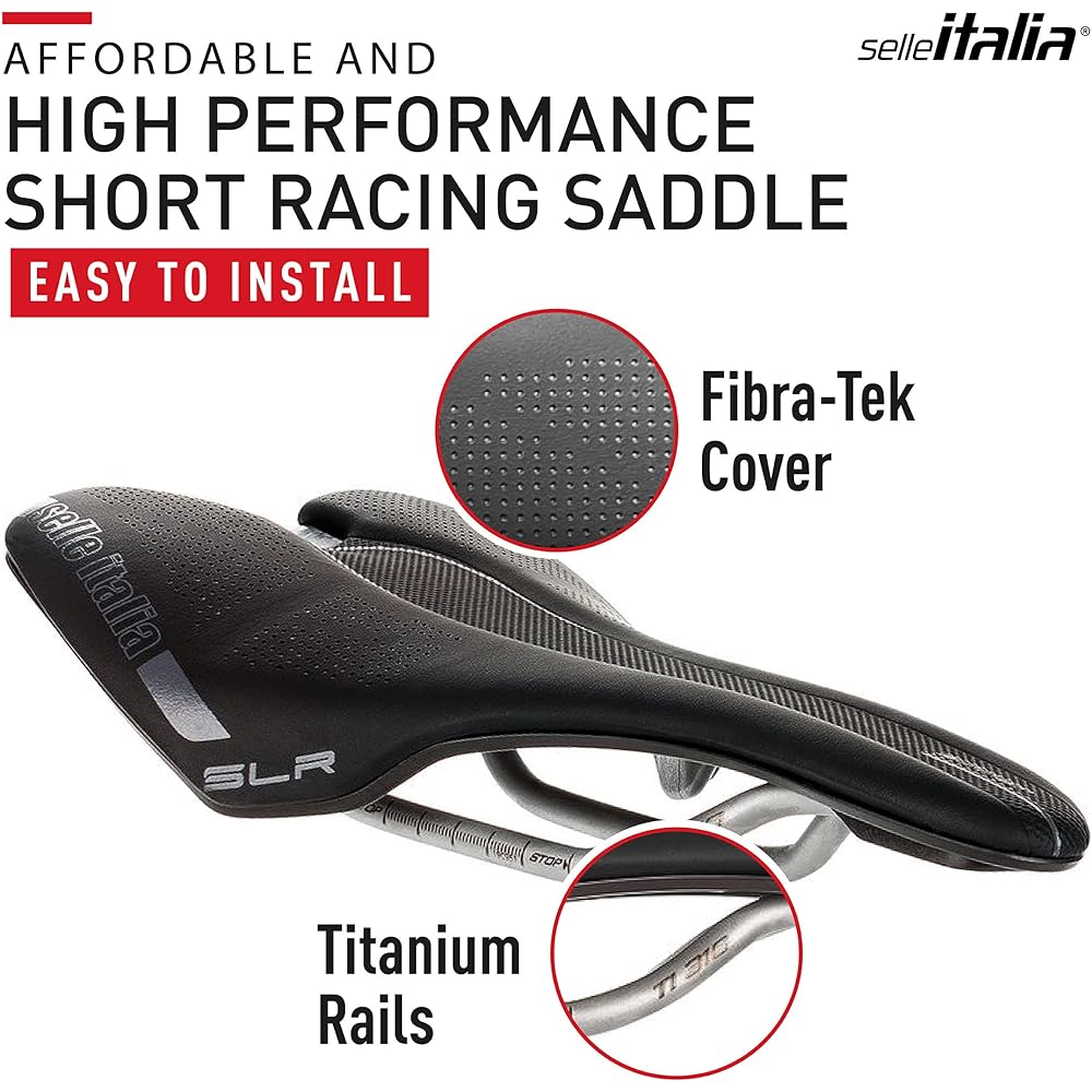 SELLE ITALIA SLR BOOST Ti316 BLK S Medium