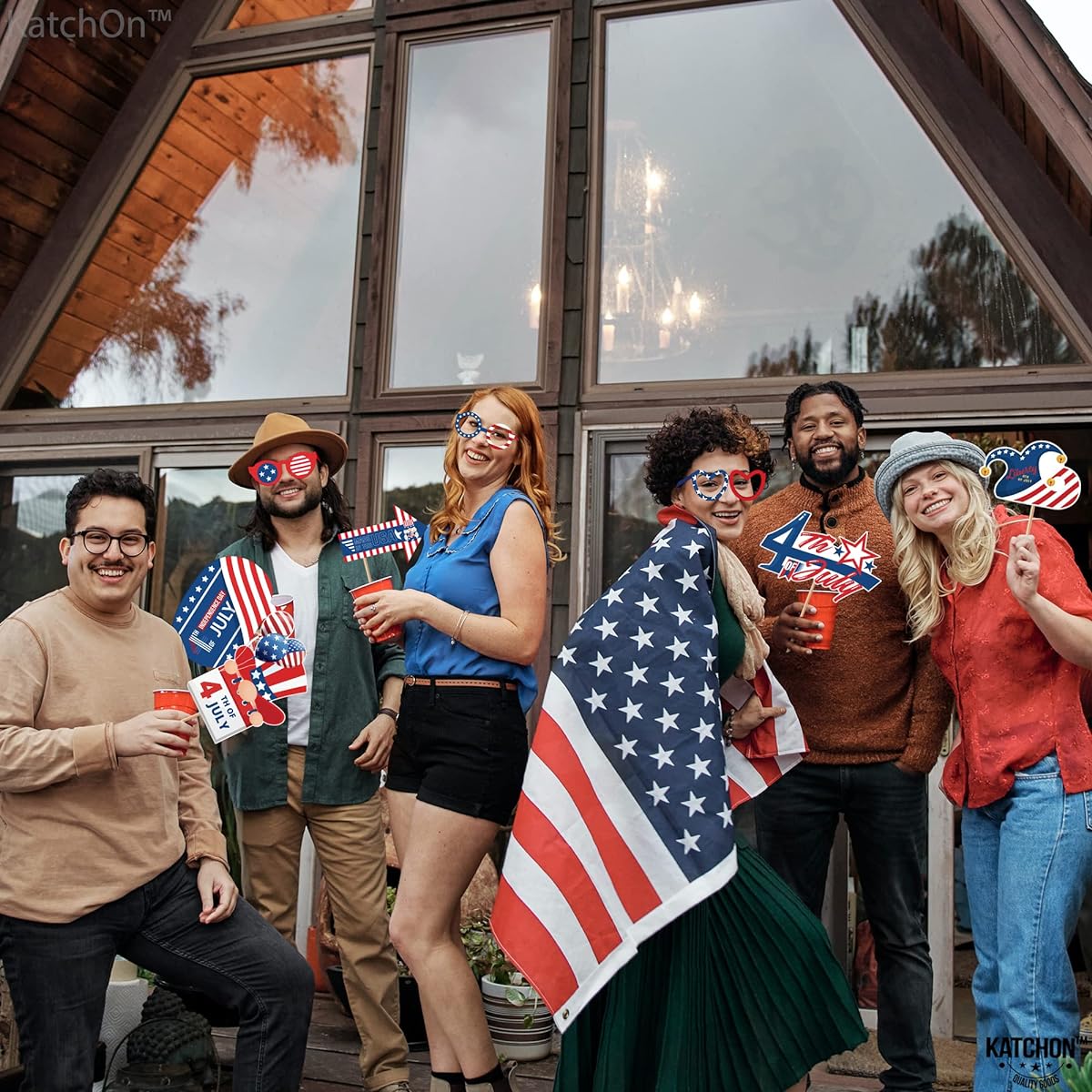 4th of July Photo Booth Props