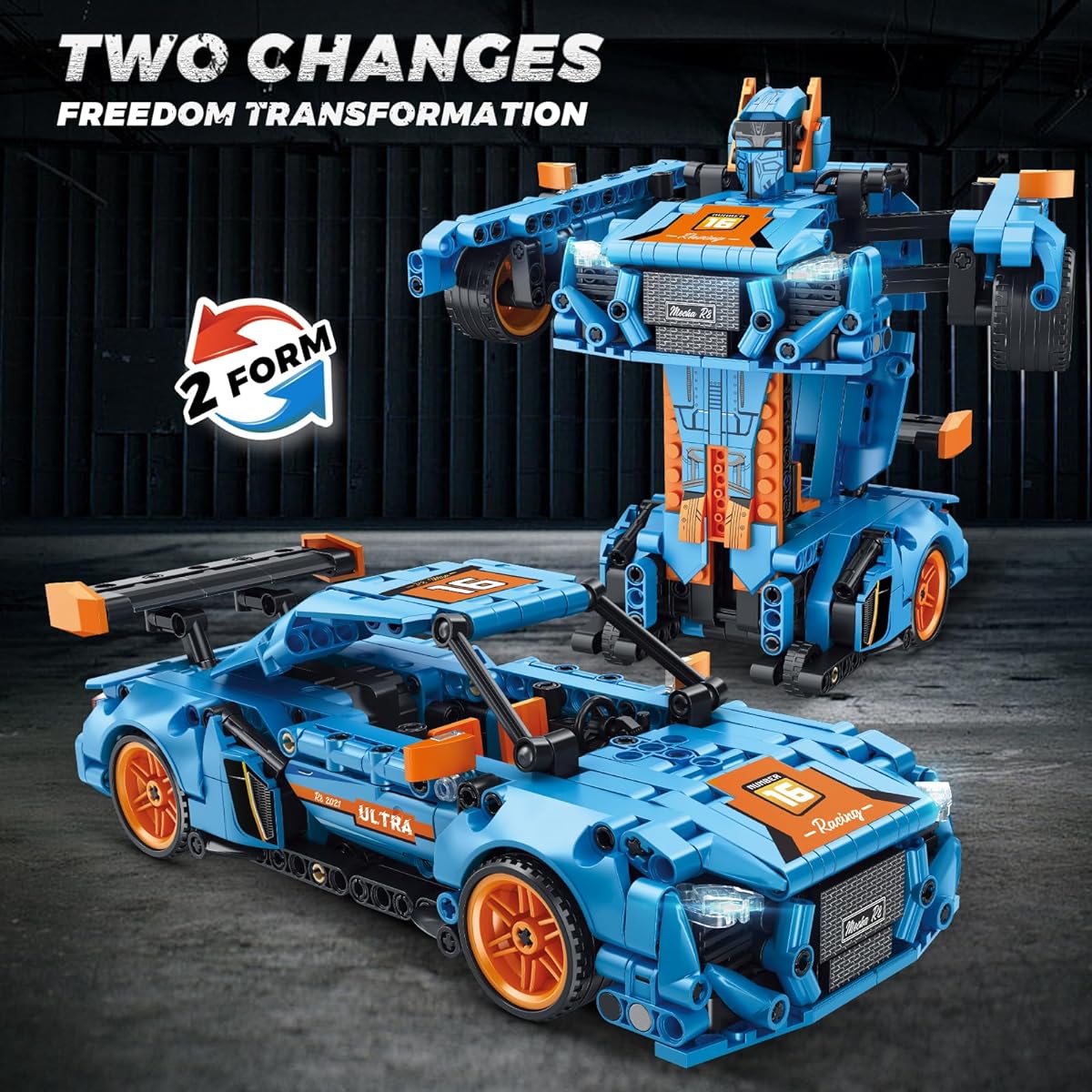 QLT QIAOLETONG car building blocks set
