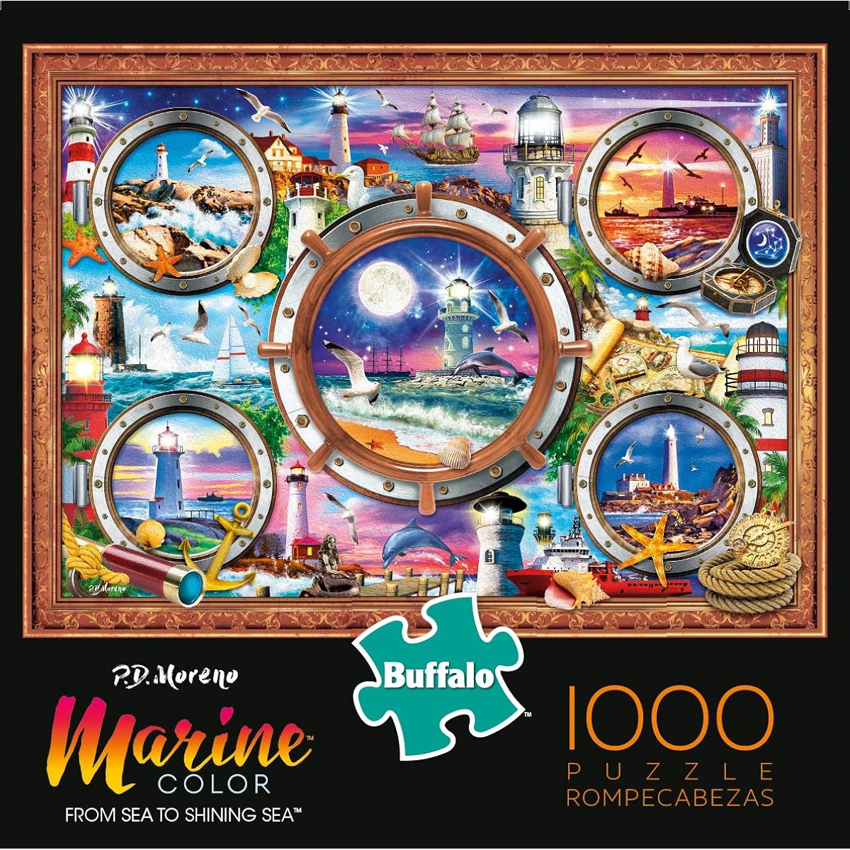 Buffalo Games - From Sea to Shining Sea - 1000 Piece Jigsaw Puzzle