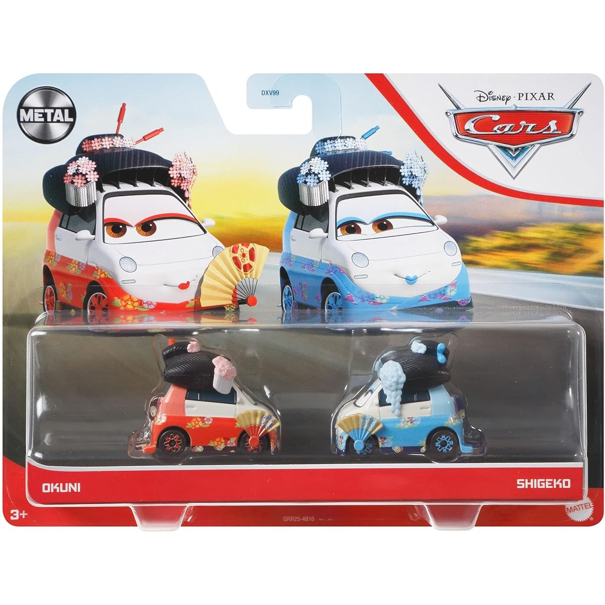 Disney Cars Toy Disney & Pixar Cars 3 Daikoku & Shigeko 2 Pack 1:55 Scale Diecast Fan Favorite Character Vehicle Enjoy Racing and Storytelling Fun Gift for Children Ages 3 and Up Multi
