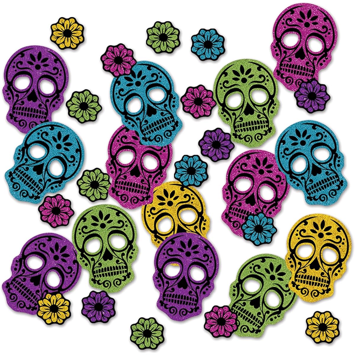 Day of The Dead Deluxe Sparkle Confetti (1/2 oz)