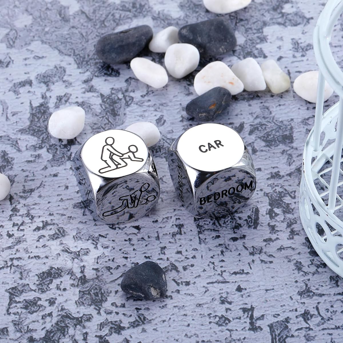 Date Night Ideas Birthday Anniversary Couple Gift Prank Dice Boyfriend Girlfriend Marriage Engagement Wife Husband Lesbian LGBTQ Christmas Valentine's Day Gift Bride Groom