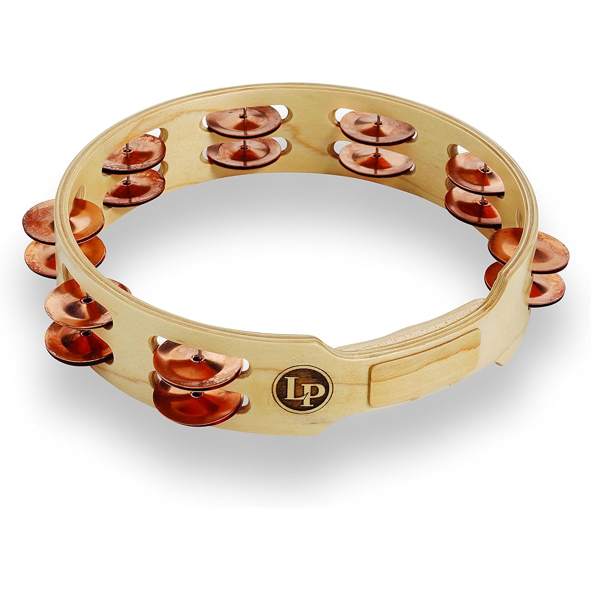 LP Accent Tambourine Headless Aluminum Jingle Accent Double Row Tambourine LP382-A