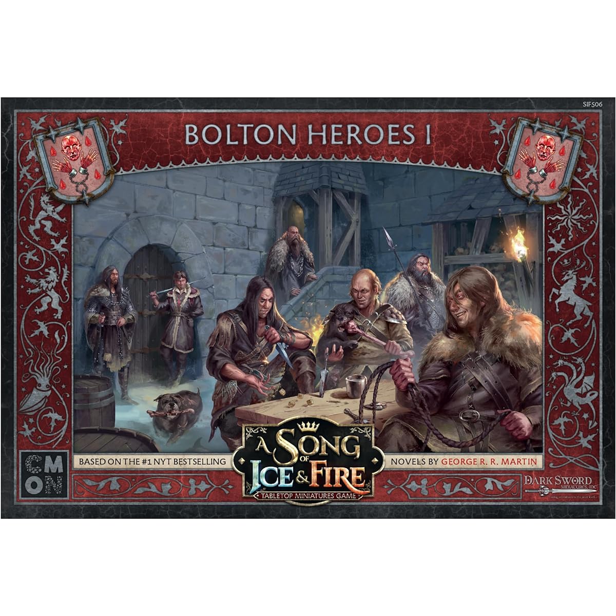 CMON A Song of Ice and Fire Tabletop Miniatures Bolton Heroes I Box Set - Strategy Game for Teens and Adults Ages 14+ 2+ Players 45-60 Minutes Play Time Produced by CMON