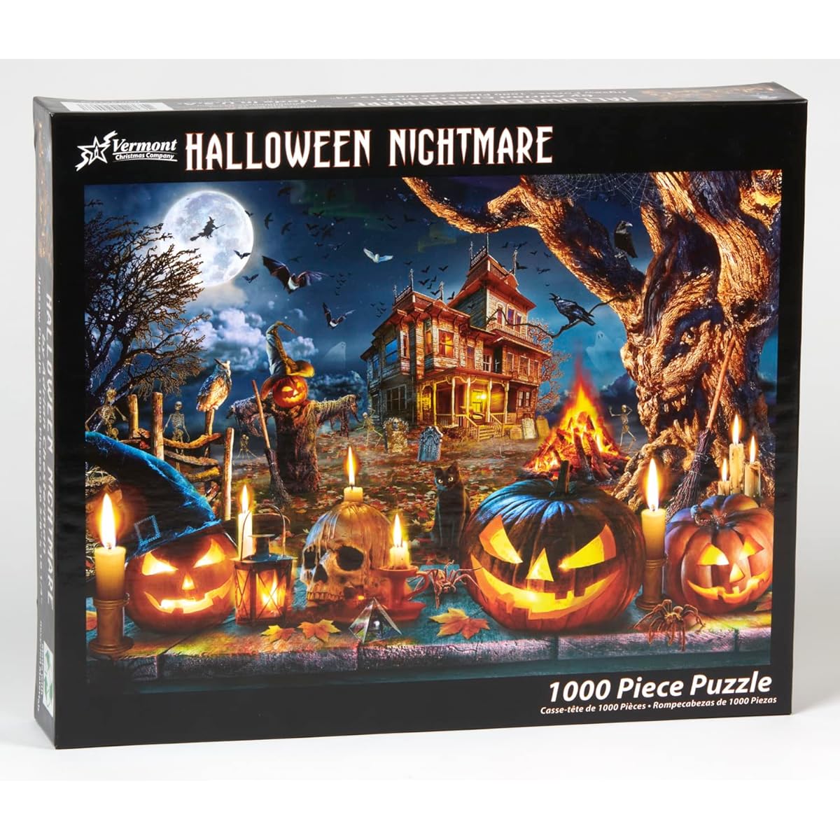 Vermont Christmas Company Halloween Nightmare Jigsaw Puzzle 1000 Piece