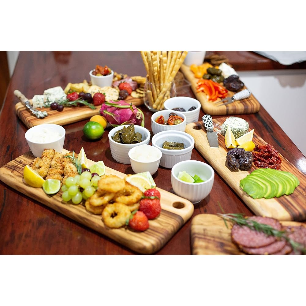 FAB SLABS Cutting Board Paddle Natural Wood Camphor Tree 500mm x 200mm x 30mm (Large)