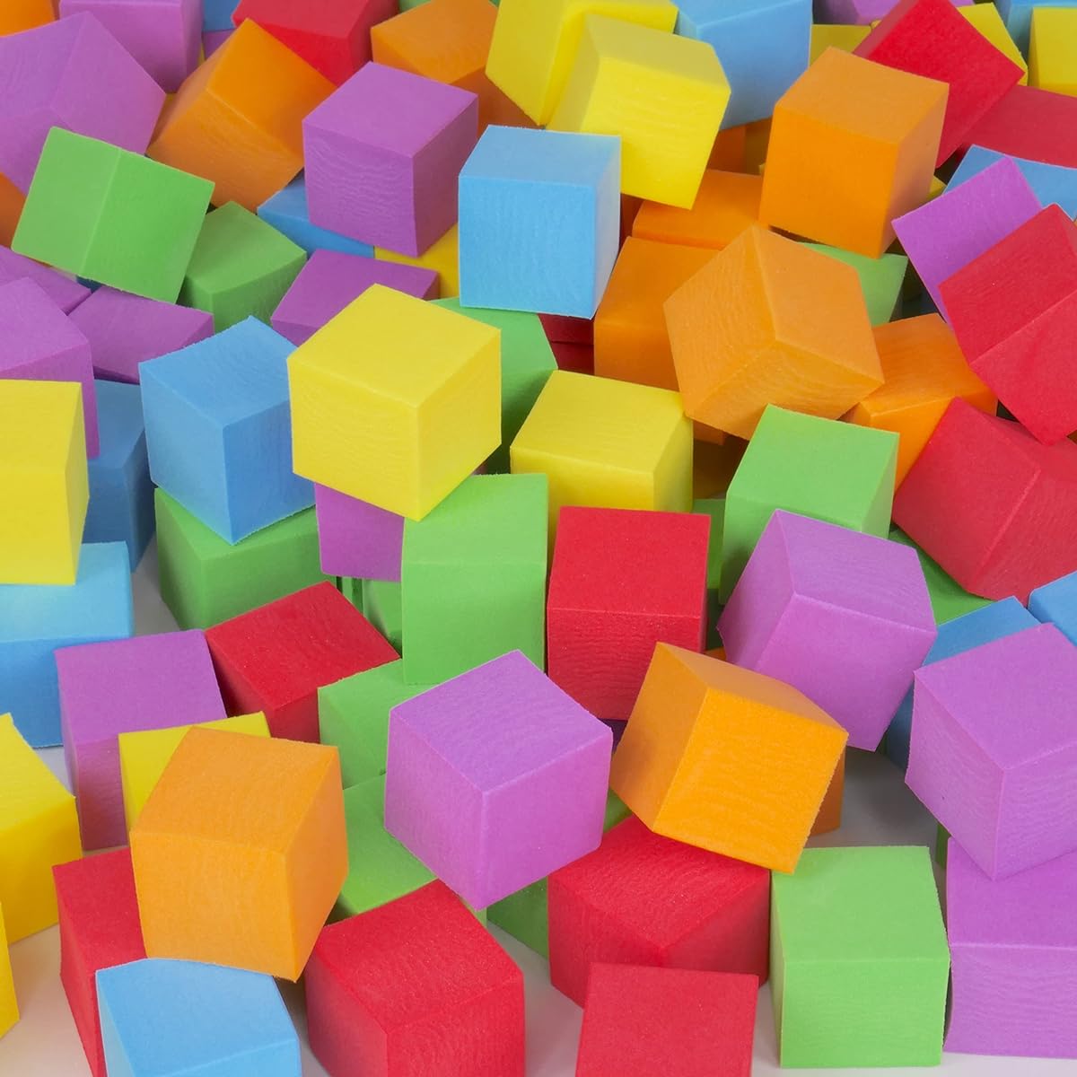 STEM INVENTIONS Colorful Foam Cubes 216 Pieces