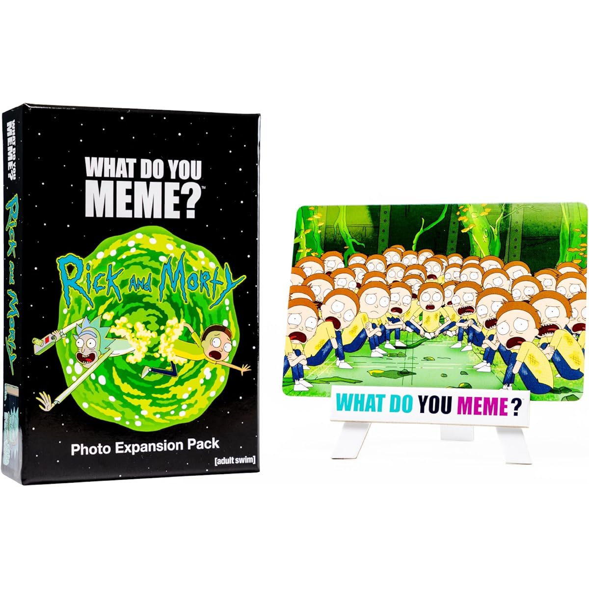 WHAT DO YOU MEME? Rick & Morty Photo Expansion Pack Added to core game