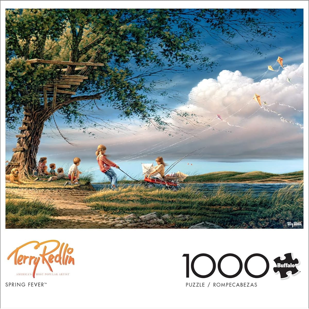 Buffalo Games Jigsaw Puzzle Terry Redlin Spring Fever 1000 Piece