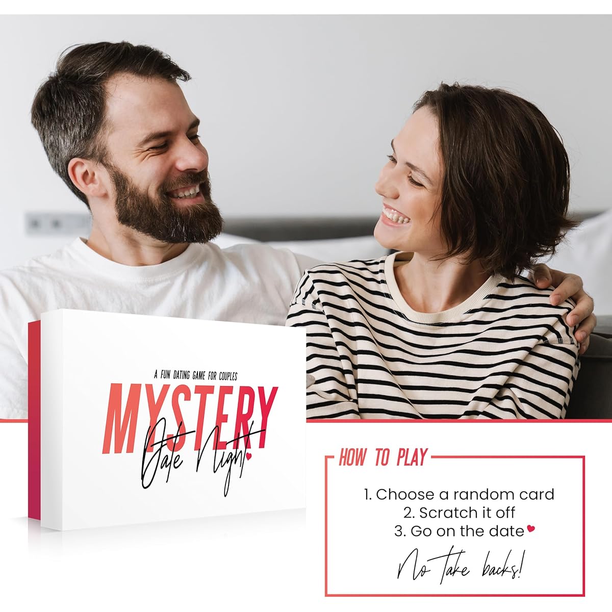 Karto Romantic Scratch-off Card Game with Coupon - Gift for Him - Exciting Date Ideas for Couples: Girlfriend, Boyfriend, Wife, Husband - Mystery Date Night