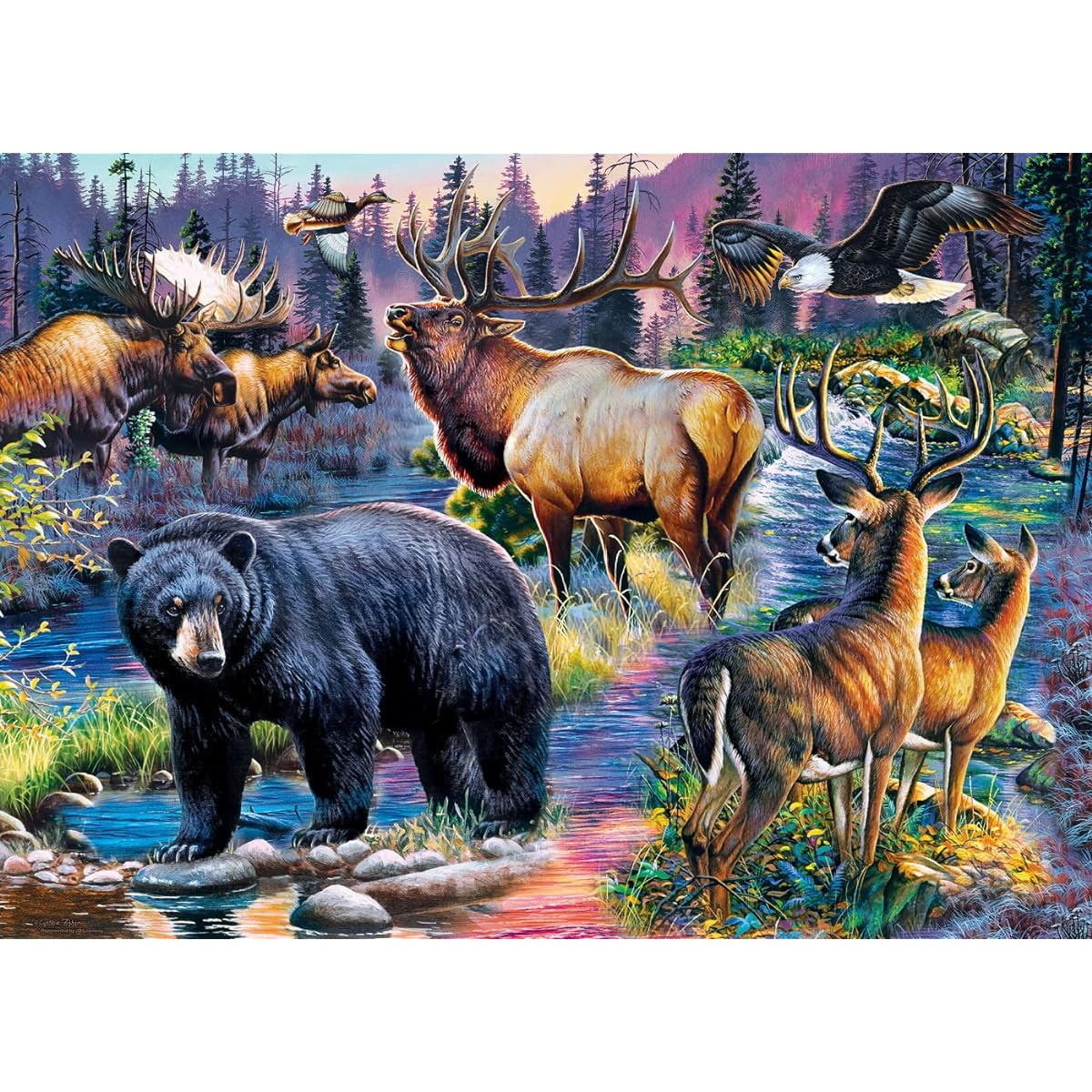 MasterPieces Jigsaw Puzzle 1000 Pieces for Adults, Families and Kids, Wild Living, 19.25"x26.75"