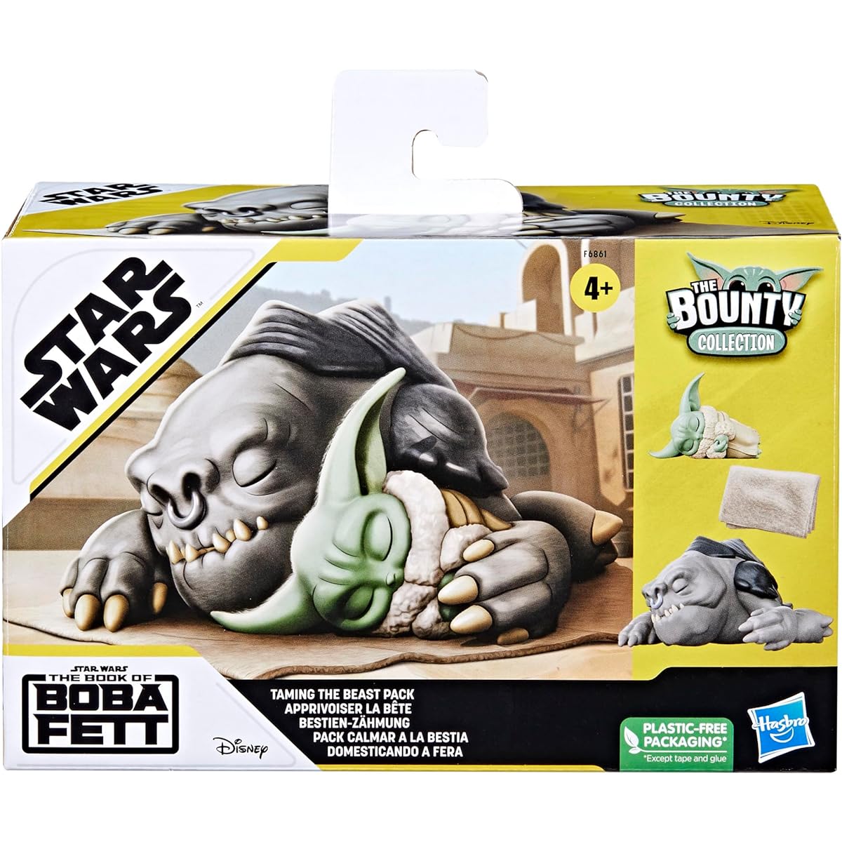 STAR WARS Bounty Collection Beast Pack Rancor & Grogu Mini Action Figures 2.25" Scale for 4 year old boys & girls