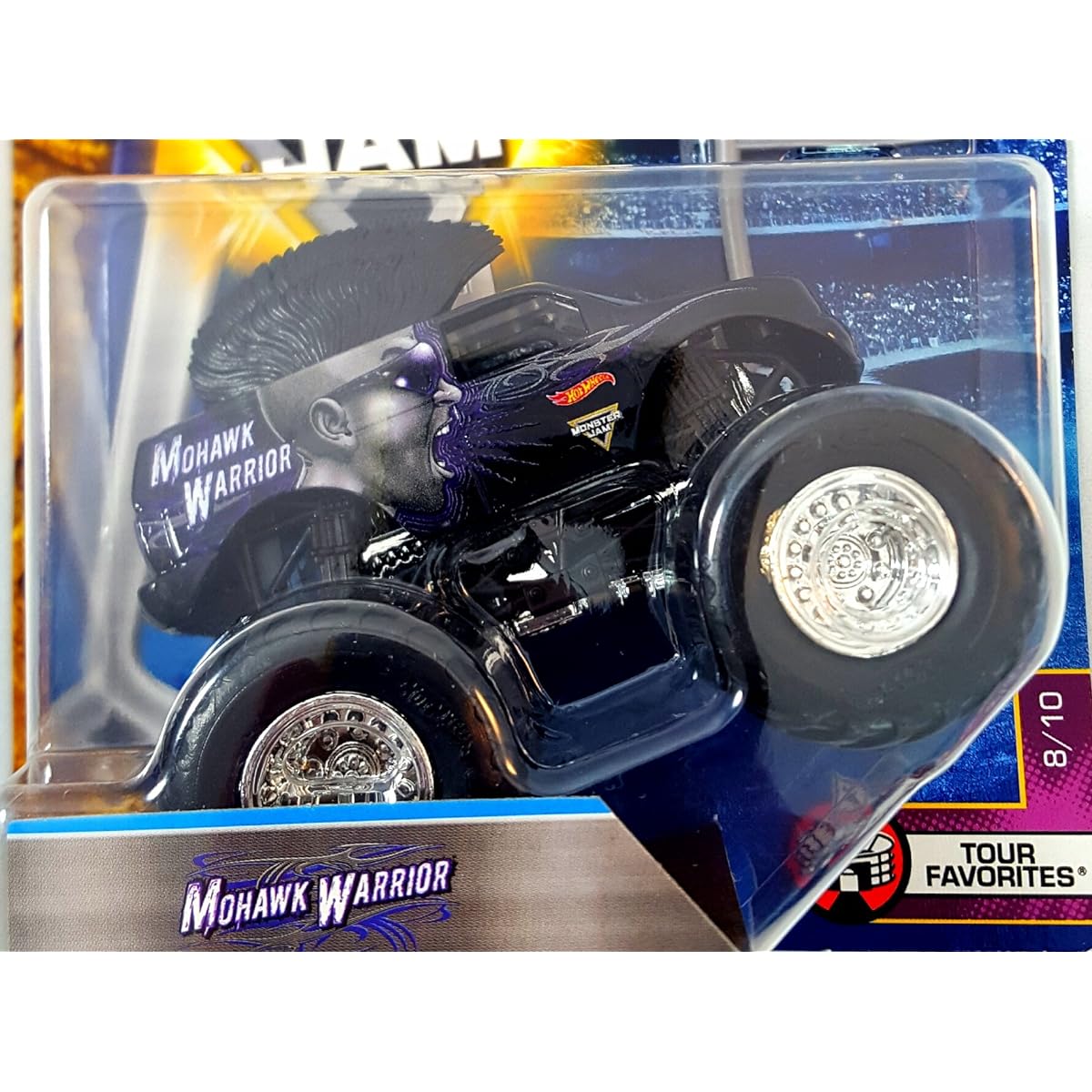 Hot Wheels Monster Jam Mohawk Warrior Team Flag Tour Favorites