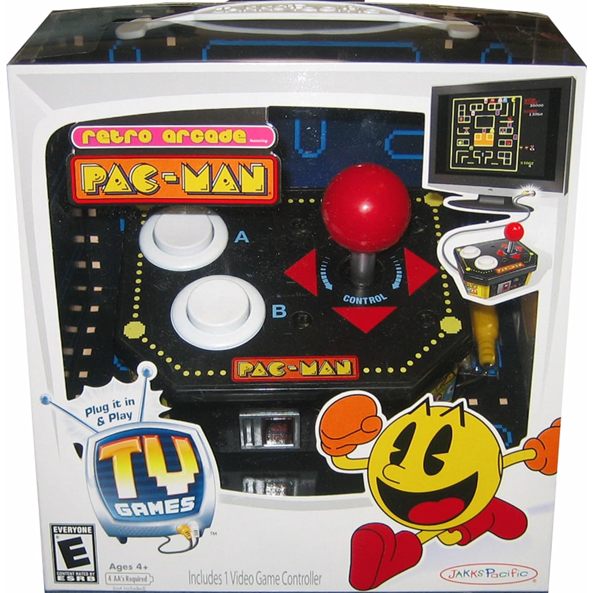 PAC-MAN RETRO ARCADE PLUG & PLAY GAME