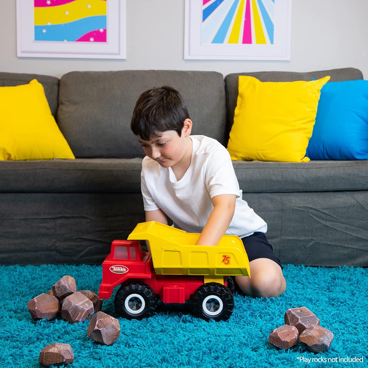 Tonka - Steel Classics, Commemorative 1968 Mighty Dump Truck, 75th Anniversary - Exclusive - Frustration Free Packaging (FFP)