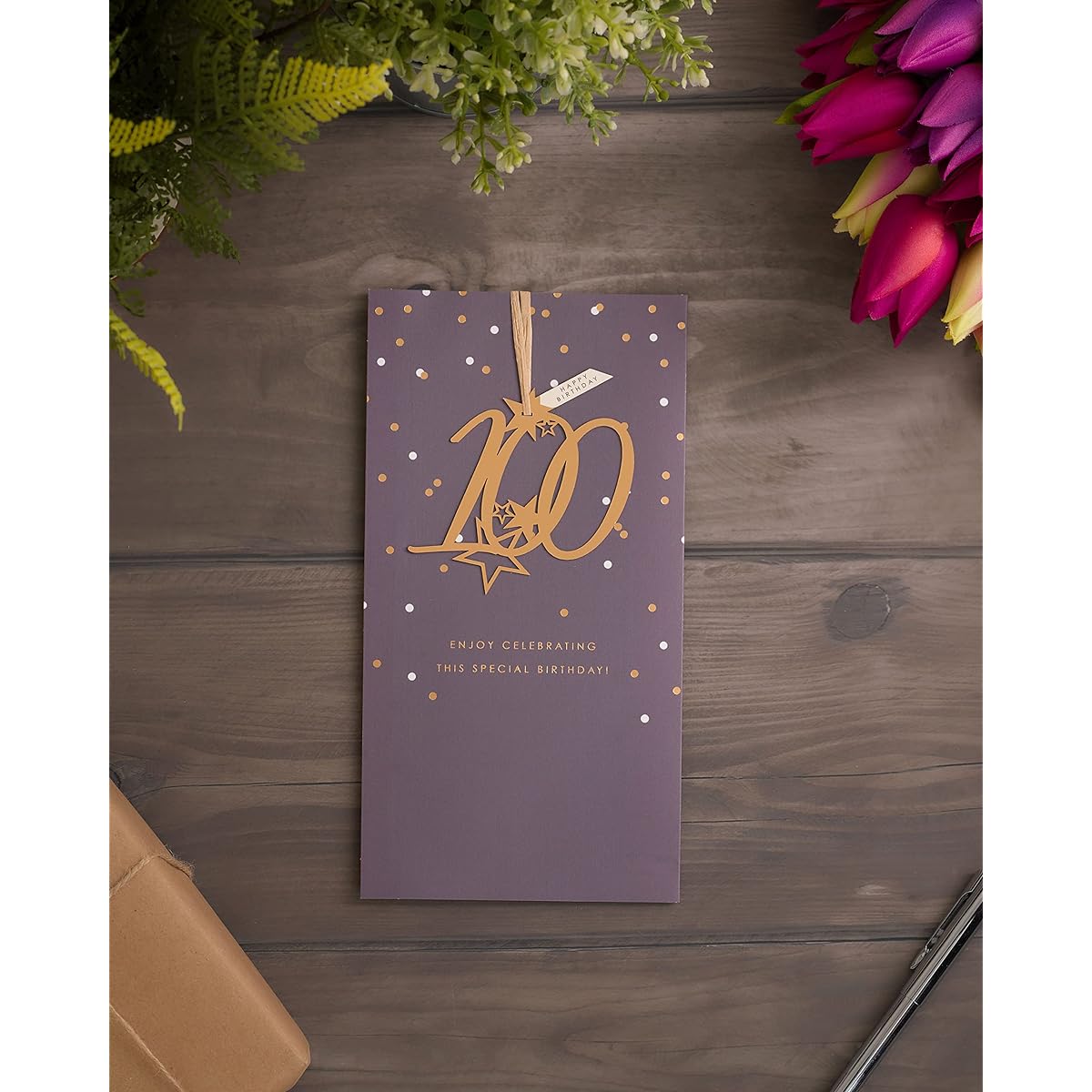 100th Birthday Cards - 100th Birthday Cards for Friend - 100th Birthday Cards for Her - 100th Birthday Cards for Him - Includes Removable Keepsake