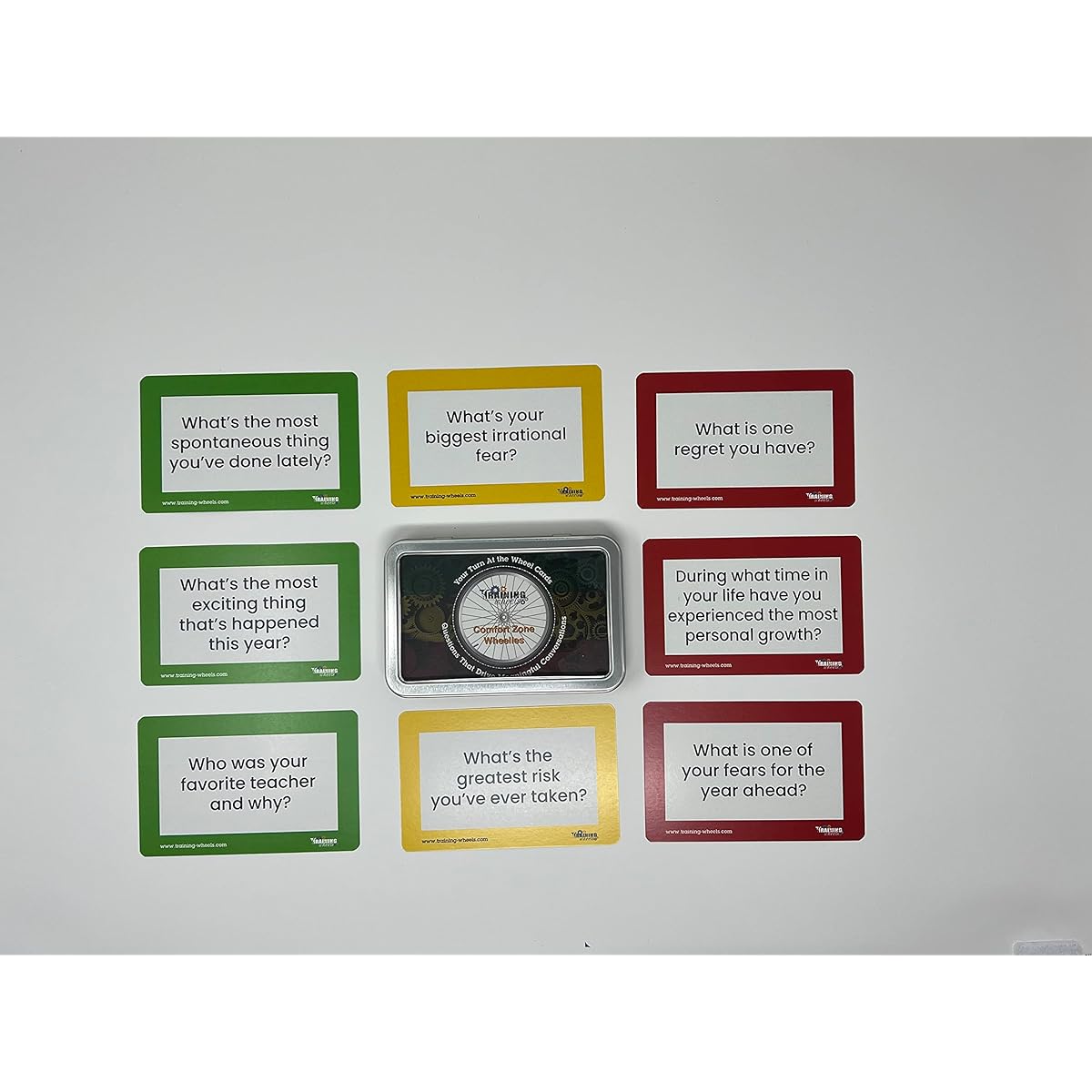 Training Wheels Comfort Zone Wheelies - Trust Building Game, Team Building Activity, Conversation Starter for Meetings and New Relationships (Comfort Zone)