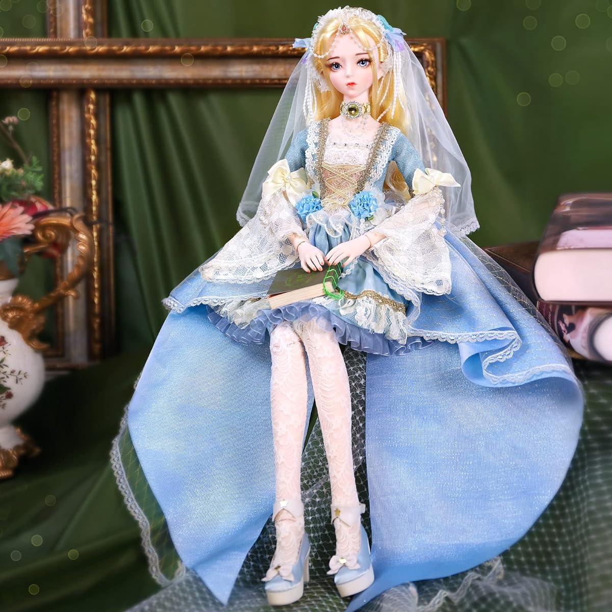 ICY Fortune Days 1/3 Scale BJD Doll Fashion Style Series 34 Moveable Mechanical Jointed Body Toys and Gifts for Adults and Kids Ages 6+ (Kelly)