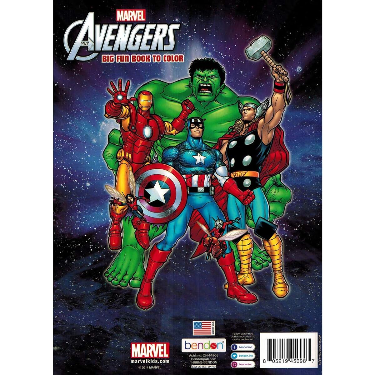 Marvel Avengers Big Fun Color - 80 Pages