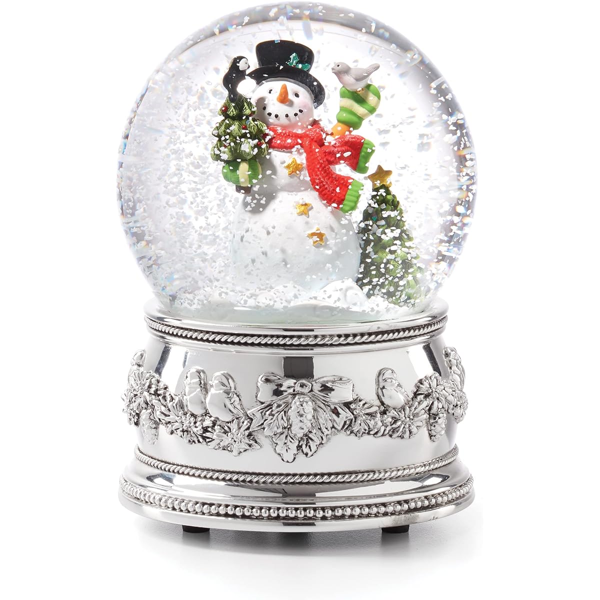 Reed & Barton 894285 Snowman Musical Snow Globe