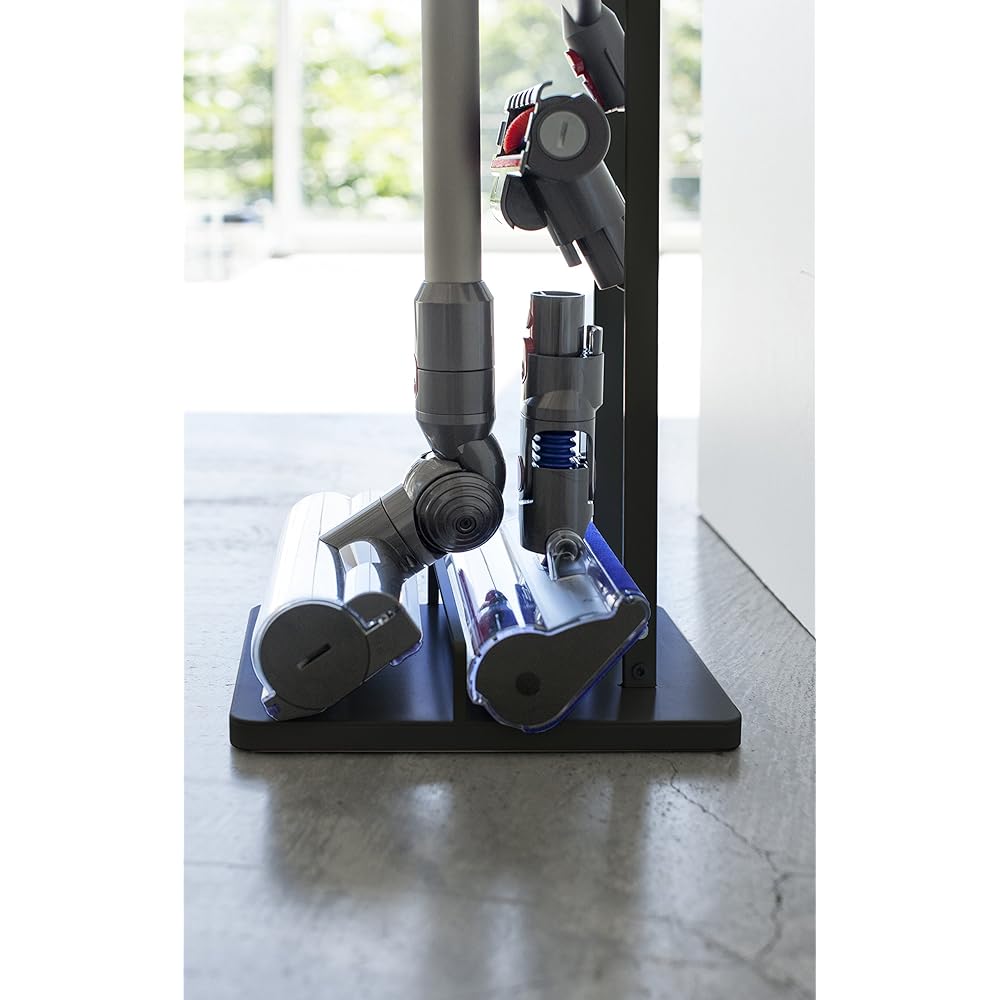 Yamazaki Jitsugyo (Yamazaki) Cordless Cleaner Stand Black Approx. W22XD29XH127cm Compatible with SV18 V15 V12 V8 V7 V6 Series Tower 3541