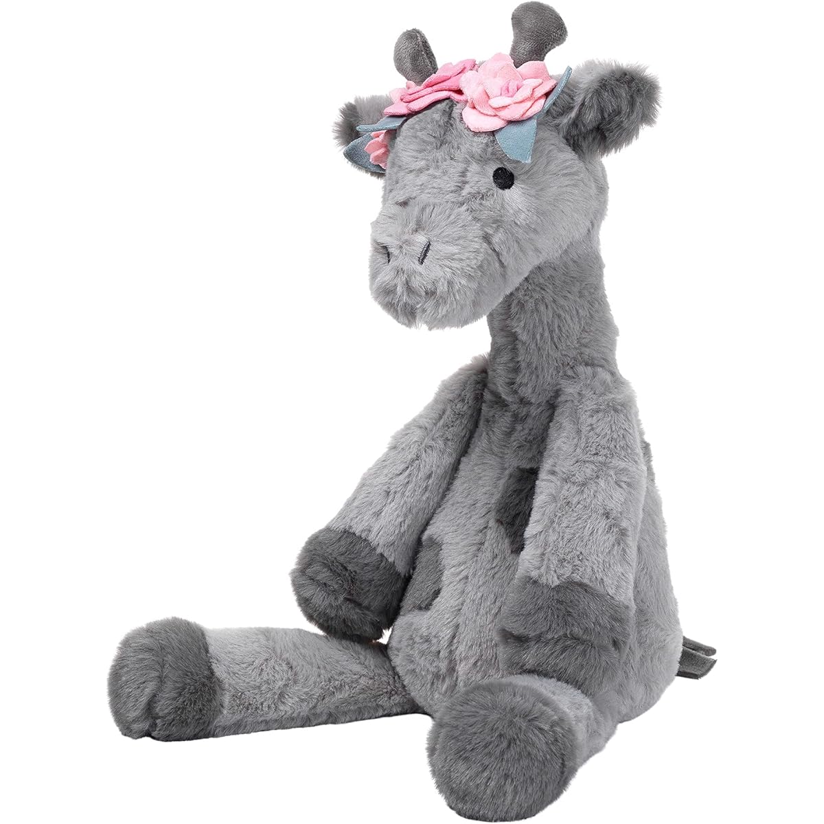 Lambs & Ivy Giraffe and Half Grey Plush Toy – Skylar